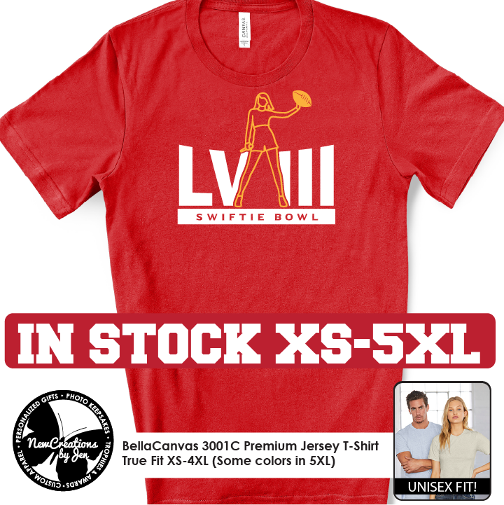 LVIII Swiftie Bowl -  Tshirt, Sweatshirt or Hooded (2 colors)