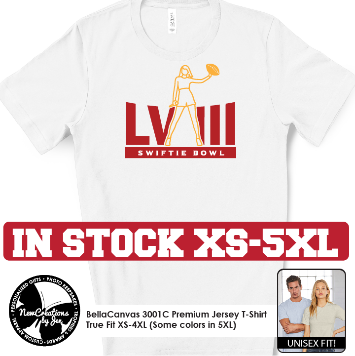 LVIII Swiftie Bowl -  Tshirt, Sweatshirt or Hooded (2 colors)