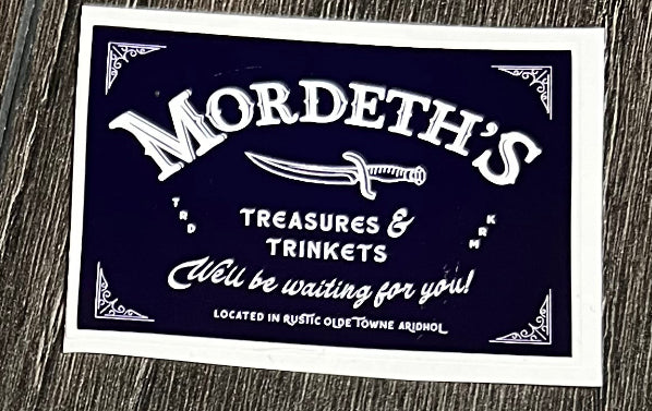 Mordeth's Treasures & Trinkets - Randland Souvenir Series Sticker