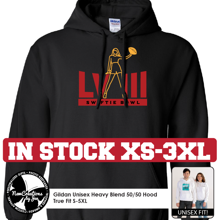 LVIII Swiftie Bowl -  Tshirt, Sweatshirt or Hooded (2 colors)