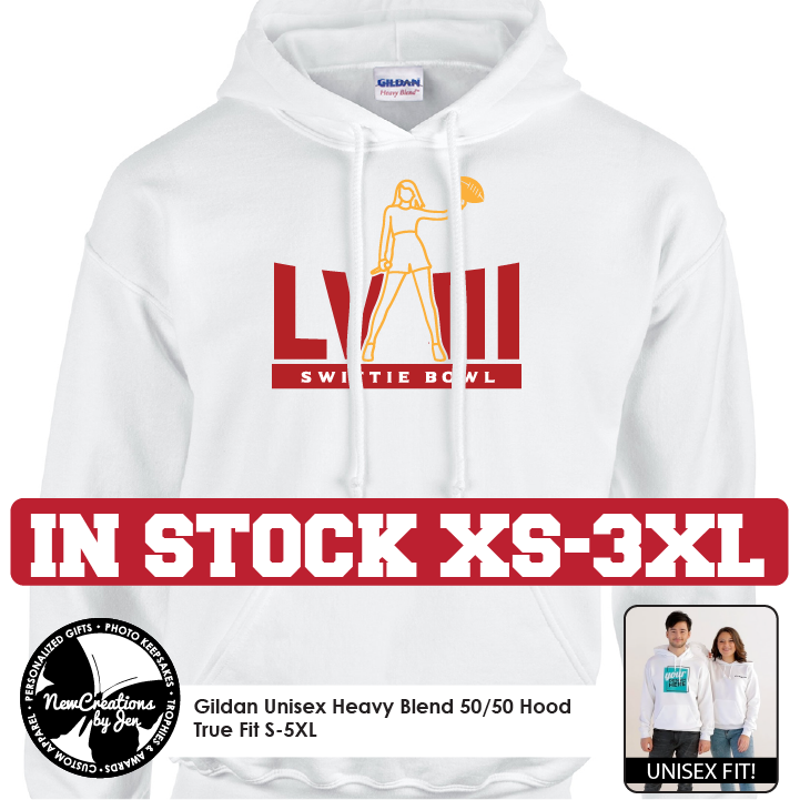 LVIII Swiftie Bowl -  Tshirt, Sweatshirt or Hooded (2 colors)