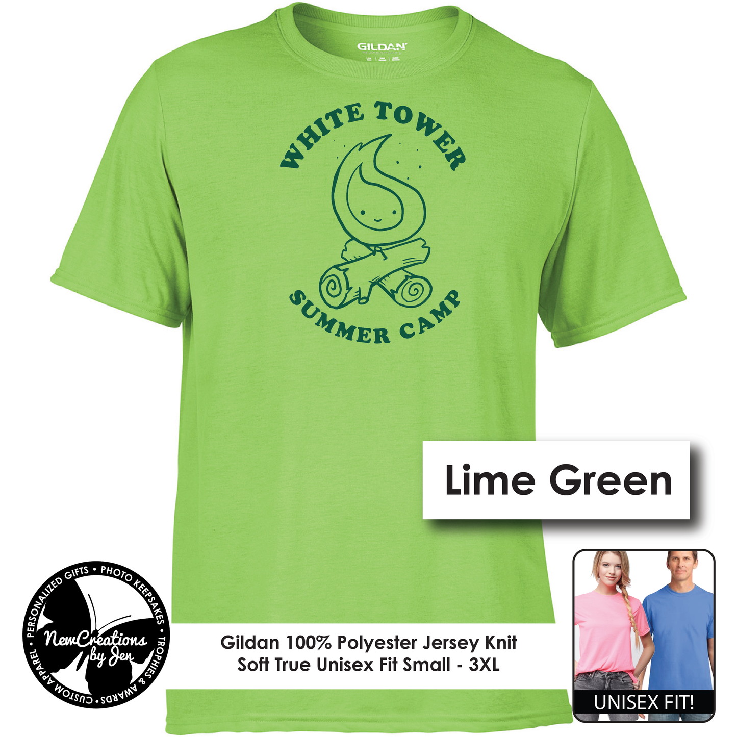 White Tower Summer Camp - Wheel of Time Souvenir Lightweight Tees