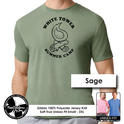 White Tower Summer Camp - Wheel of Time Souvenir Lightweight Tees