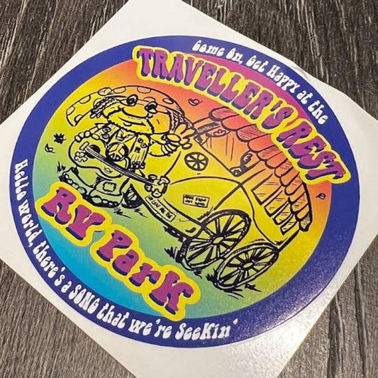 Traveller's Rest RV Park - Randland Souvenir Series Sticker