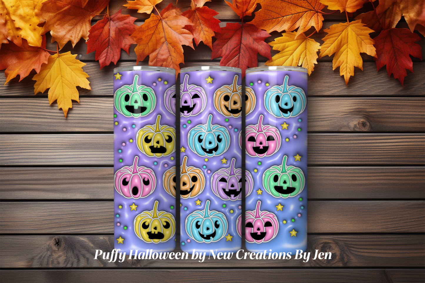 Puffy Halloween 20oz Skinny Tumbler