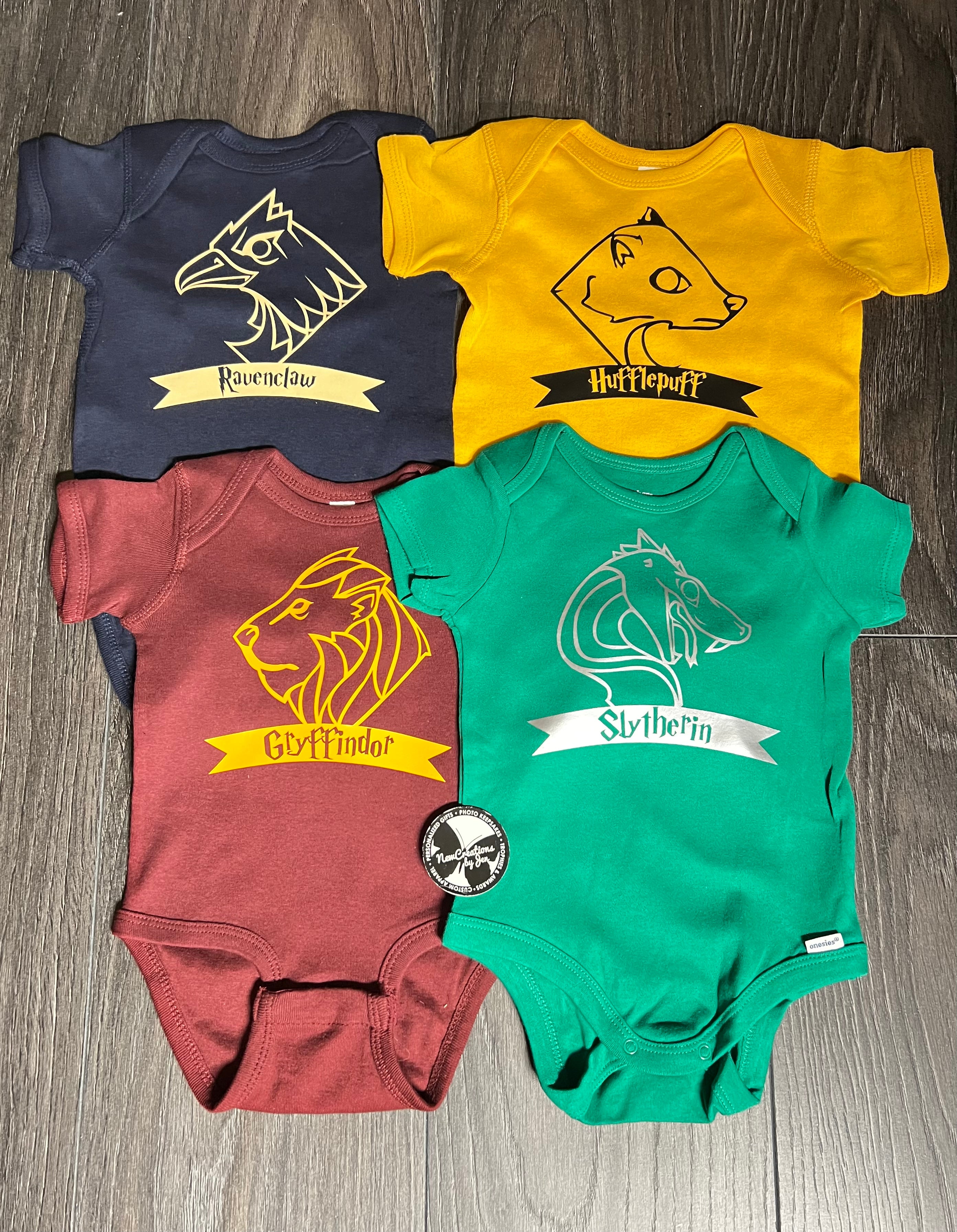 Harry potter house baby onesies sale