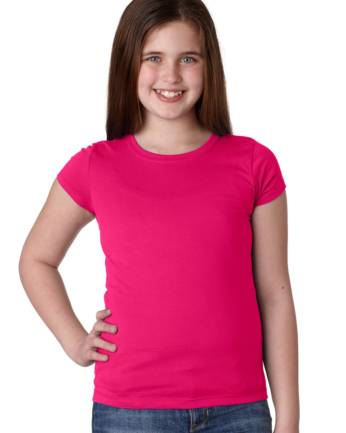 Girls' Princess T-Shirt Soft Cotton Next Level N3710 – New